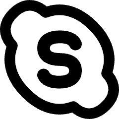 Skype Logo Icon from Flex Remix Set