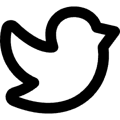 Twitter Logo Icon from Flex Remix Set