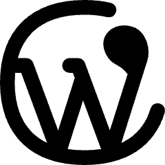 Wordpress Logo Icon from Flex Remix Set