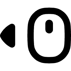 Mouse Move Left Icon from Flex Remix Set
