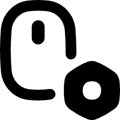 Mouse Setting Bolt Nut Icon from Flex Remix Set