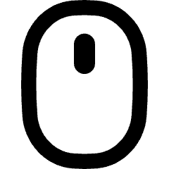 Mouse Wireless Icon from Flex Remix Set