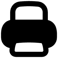 Printer Icon from Flex Remix Set