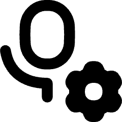 Microphone Setting Bolt Nut Icon from Flex Remix Set