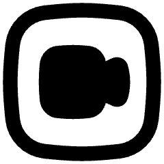 Webcam Video Square Icon from Flex Remix Set