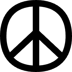 Peace Symbol Icon from Flex Remix Set