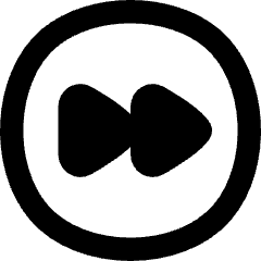 Button Fast Forward Circle 1 Icon from Flex Remix Set