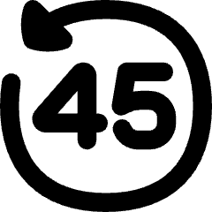 Button Go Backward 45 Icon from Flex Remix Set