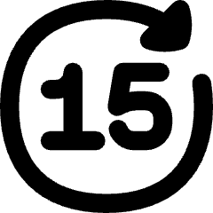 Button Go Forward 15 Icon from Flex Remix Set