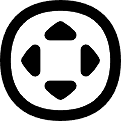 Button Move Circle Icon from Flex Remix Set