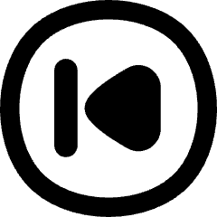 Button Previous Circle Icon from Flex Remix Set