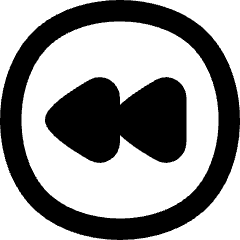 Button Rewind Circle 1 Icon from Flex Remix Set