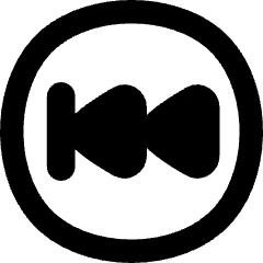 Button Rewind Circle 2 Icon from Flex Remix Set