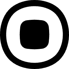 Button Stop Circle Icon from Flex Remix Set