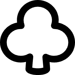 Clubs Symbol Icon from Flex Remix Set