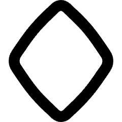 Diamonds Symbol Icon from Flex Remix Set