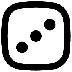 Dice 3 Icon from Flex Remix Set