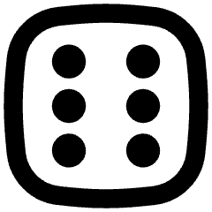 Dice 6 Icon from Flex Remix Set