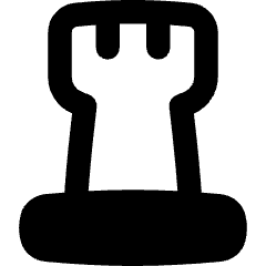 Chess Rook Icon from Flex Remix Set
