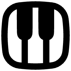 Piano Keys Icon from Flex Remix Set
