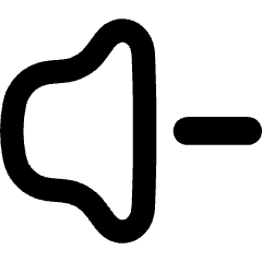 Volume Down Icon from Flex Remix Set