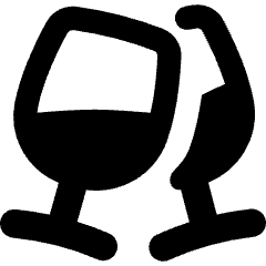 Champagne Party Alcohol Icon from Flex Remix Set