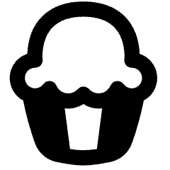 Cupcake Icon from Flex Remix Set