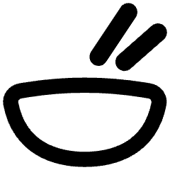 Bowl Chop Stick Icon from Flex Remix Set