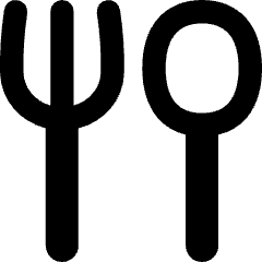 Fork Spoon Icon from Flex Remix Set