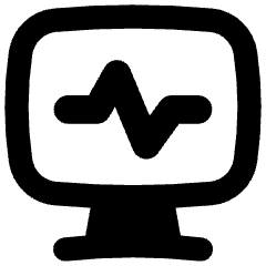 Heart Rate Monitor Icon from Flex Remix Set