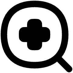 Medical Search Diagnosis Icon from Flex Remix Set