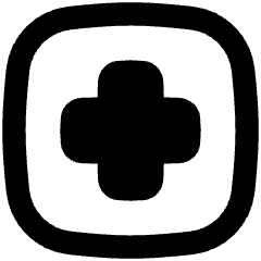 Sign Cross Square Icon from Flex Remix Set