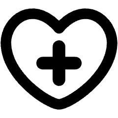 Heart Cross Icon from Flex Remix Set