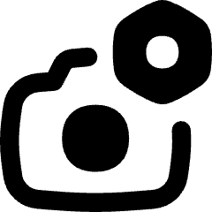 Camera Setting Bolt Nut Icon from Flex Remix Set