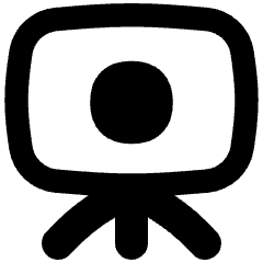 Camera Tripod Icon from Flex Remix Set