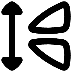 Mirror Vertically Icon from Flex Remix Set