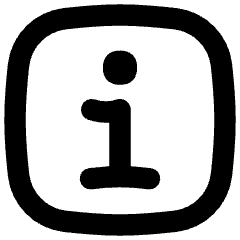 Information Square Icon from Flex Remix Set