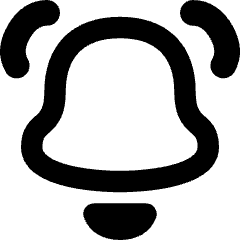 Ringing Bell Notification Icon from Flex Remix Set