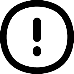 Warning Circle Icon from Flex Remix Set
