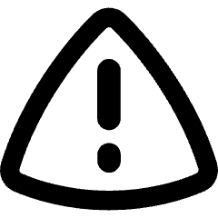 Warning Triangle Icon from Flex Remix Set