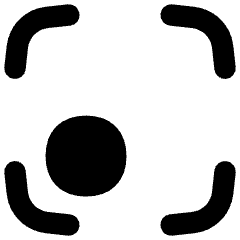 Align Bottom Left Frame Circle Icon from Flex Remix Set