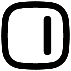 Align Right Square Icon from Flex Remix Set