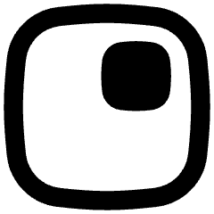 Align Top Right Square Icon from Flex Remix Set