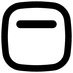 Align Top Square Icon from Flex Remix Set