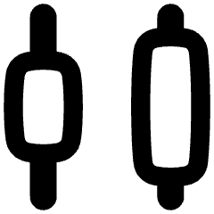Distribute Center Horizontal Icon from Flex Remix Set
