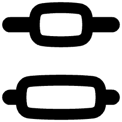 Distribute Center Vertical Icon from Flex Remix Set