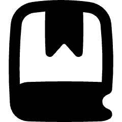 Bookmark Book Icon from Flex Remix Set