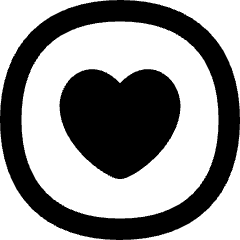 Heart Circle Icon from Flex Remix Set