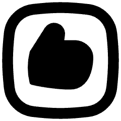 Like Square Icon from Flex Remix Set