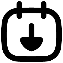 Calendar Download Icon from Flex Remix Set